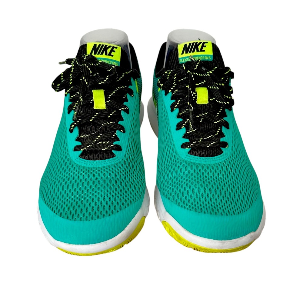 Nike Flex Experience RN Womens‎ Running Shoes Teal Neon Green Size 9.5 - Picture 3 of 8